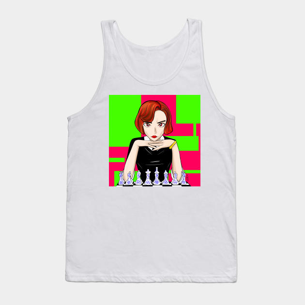 beth harmon the ginger in chess master Tank Top by jorge_lebeau